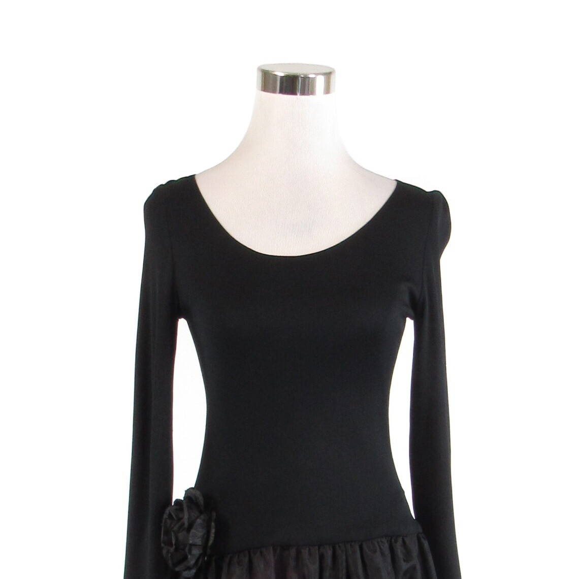 Black JILL RICHARDS long sleeve vintage A-line dress 6