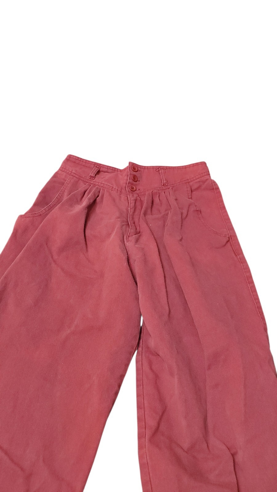 Vtg Bonjour High Waisted Pants Pleated 80s 90s Size 11/12 Tapered