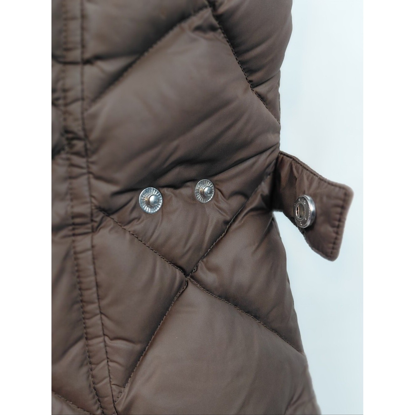 Eddie Bauer EB700 Fill Power Goose Down Vest Women’s Size Small Petite Brown