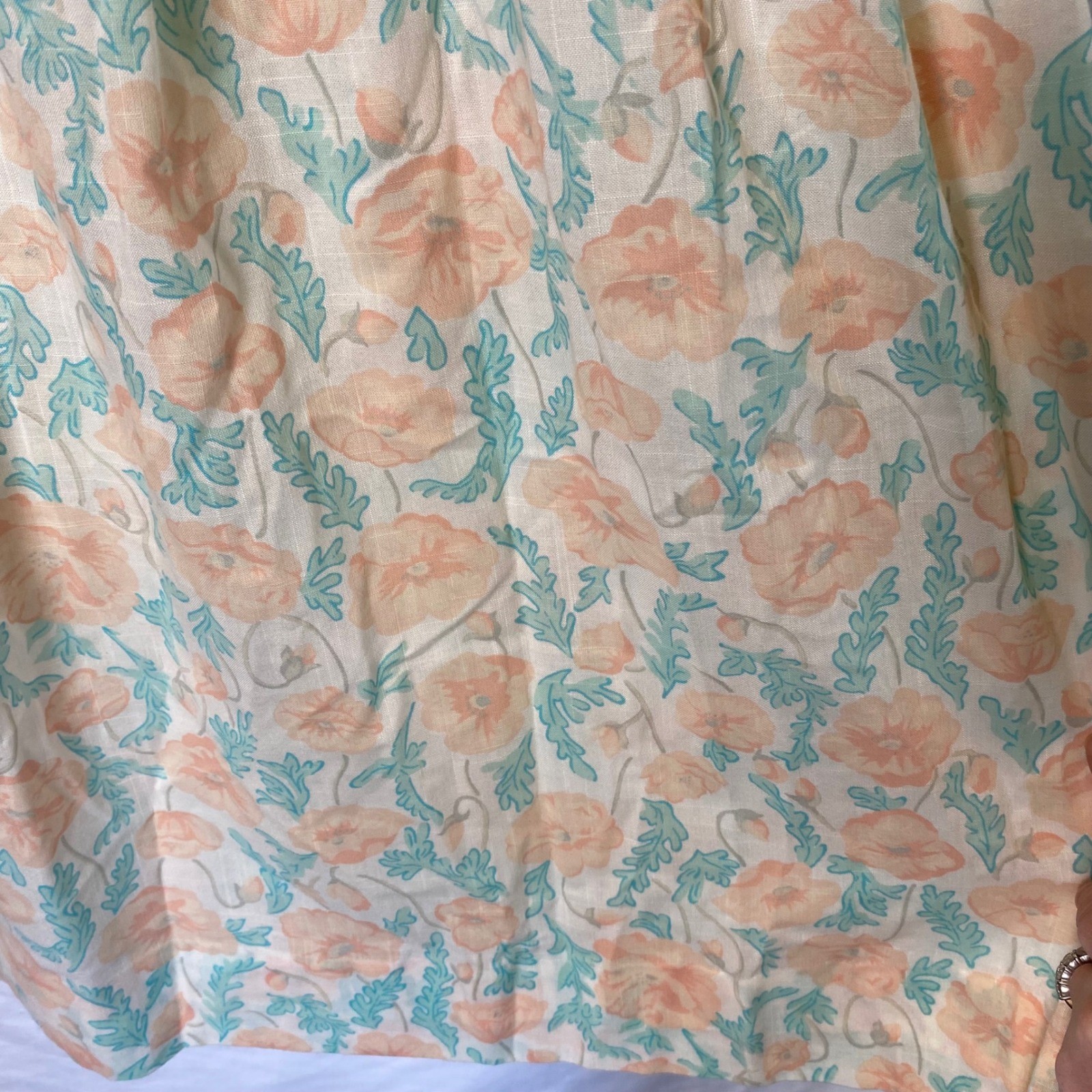 Vintage Ship 'n Shore Limited Edition Floral Skirt Womens Medium Pleated Prairie