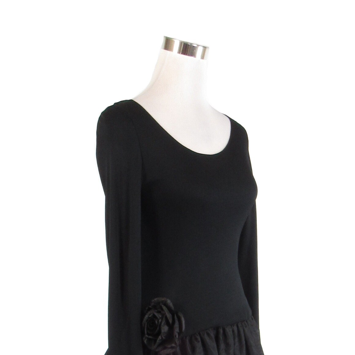 Black JILL RICHARDS long sleeve vintage A-line dress 6