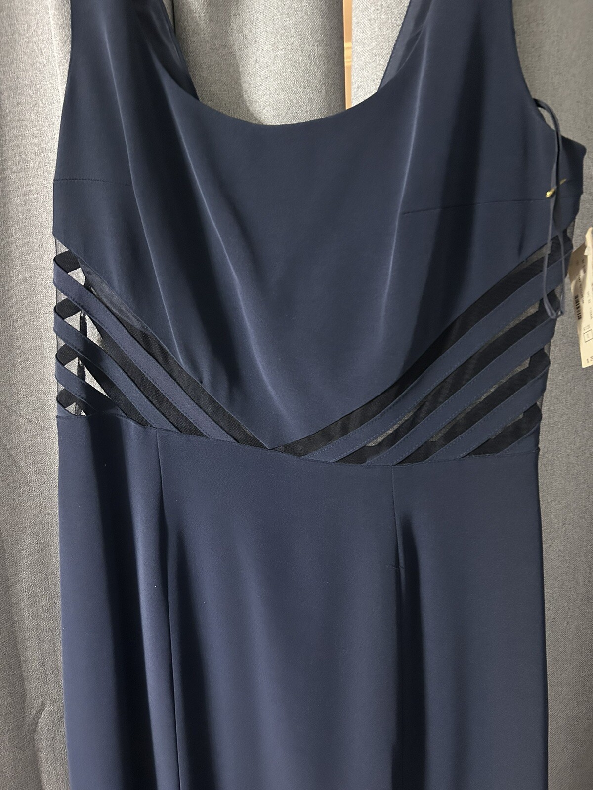 Vintage Niteline Della Roufogali Gown Womens Navy Size 10 NWT
