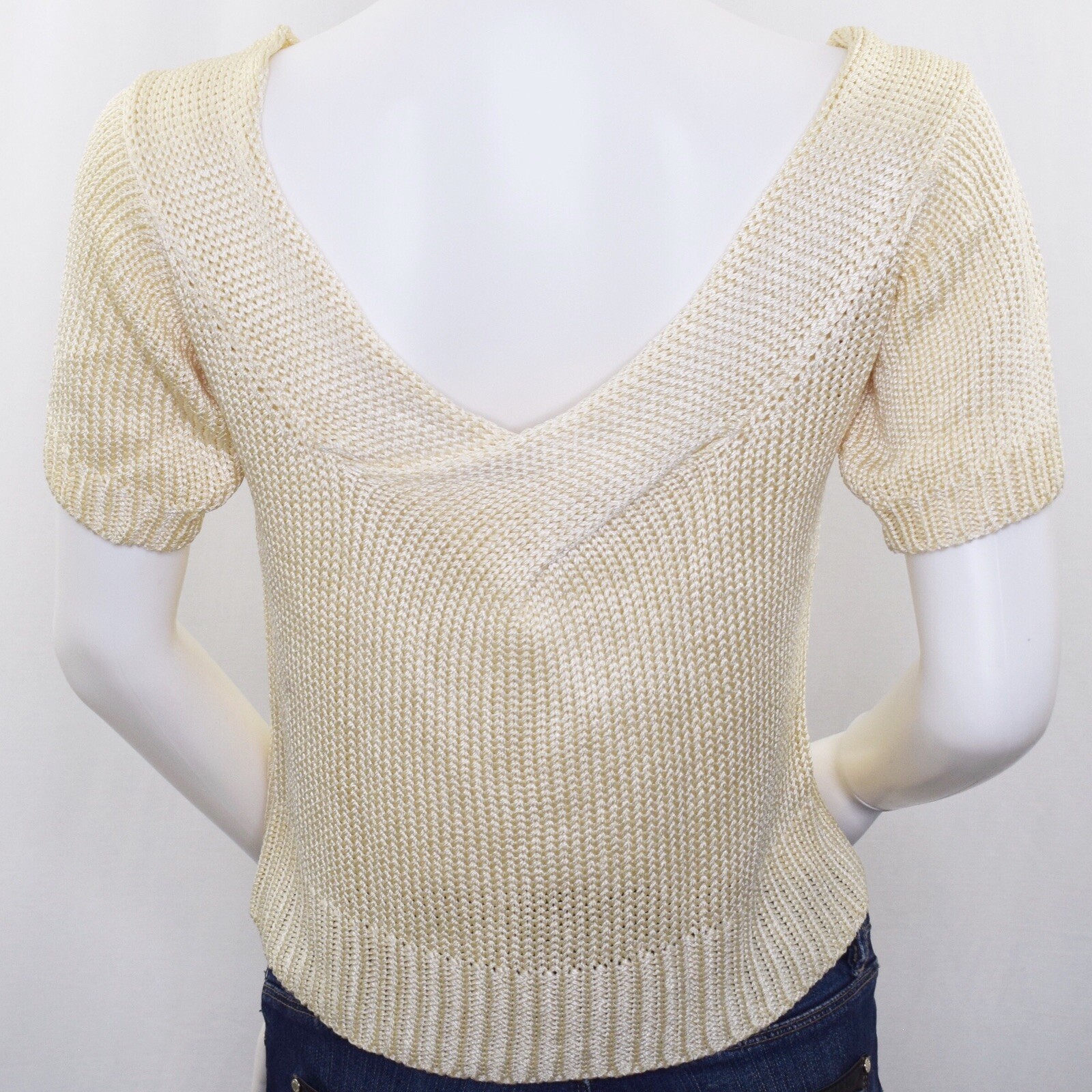 Vintage Grizia Maglia Women’s Size 40 / US L Cream Knit Top