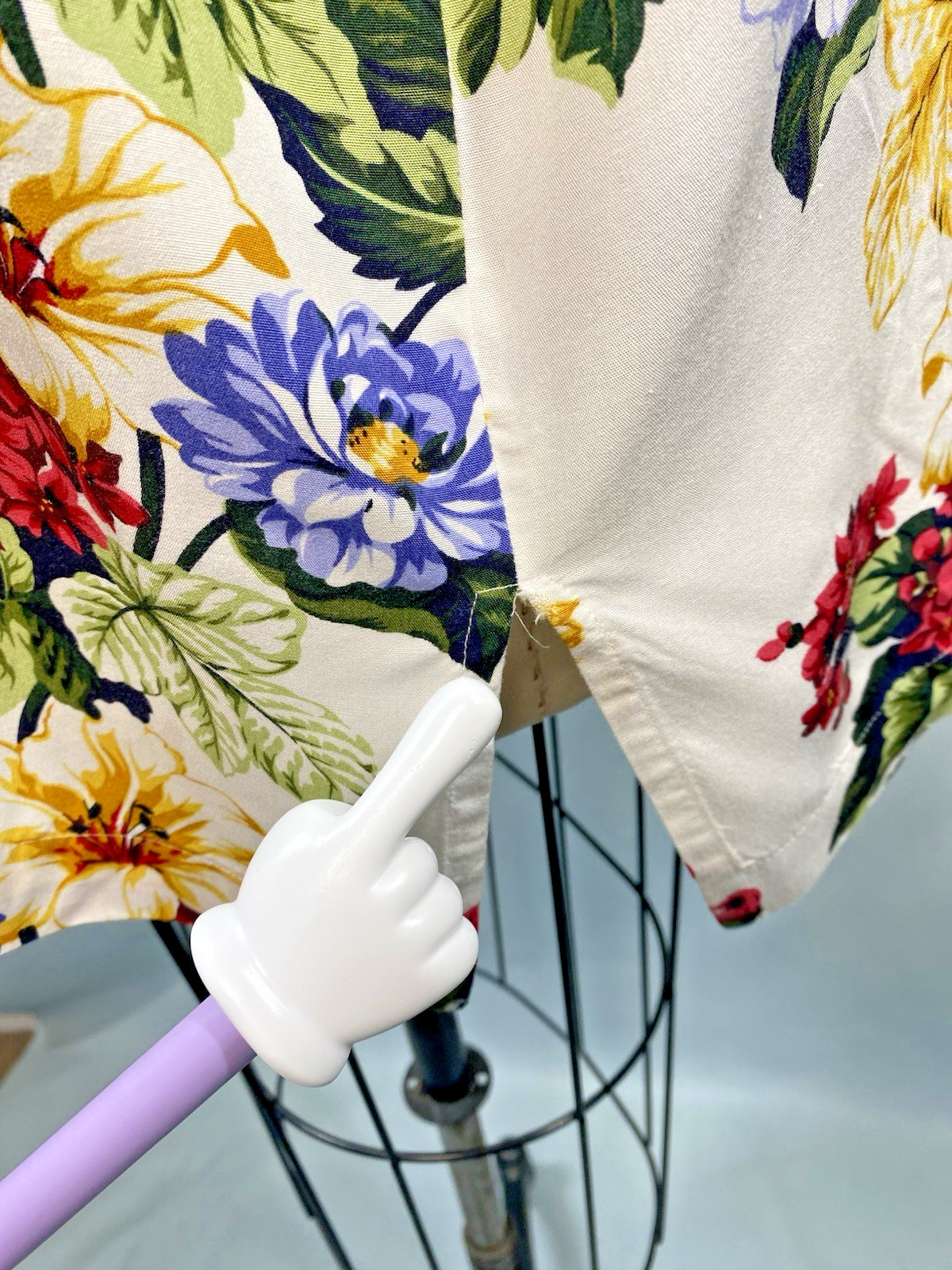 Vintage Blouse SIZE 20 PLUS WOMEN’S 2X floral LIZ CLAIBORNE 80s 90s Rayon