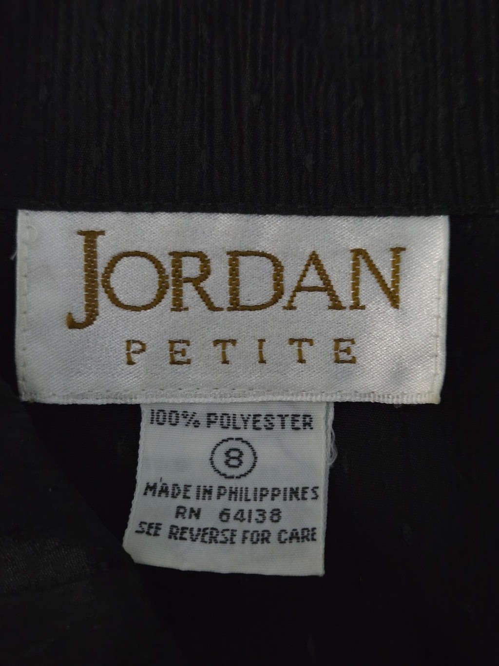 VTG Jordan Petite Blouses Gothic Lolita Dark Coquette Dark Academia Poetcore Sz8