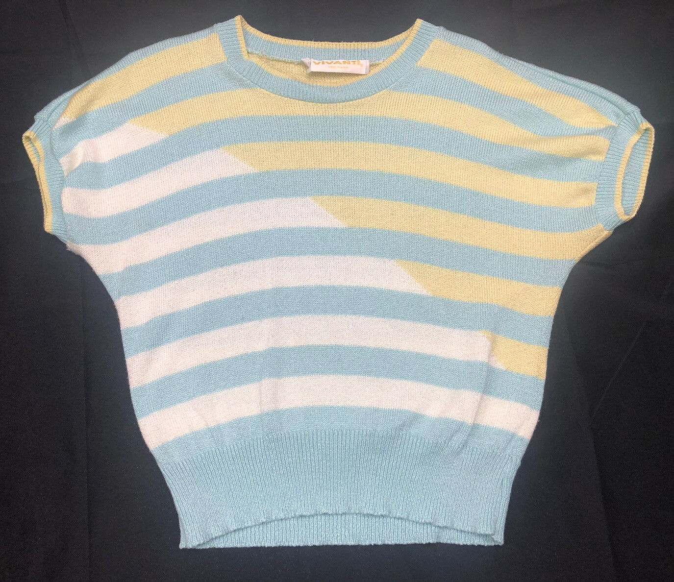Vintage Vivanti Pastel Sweater Size 12 1980s 1990s