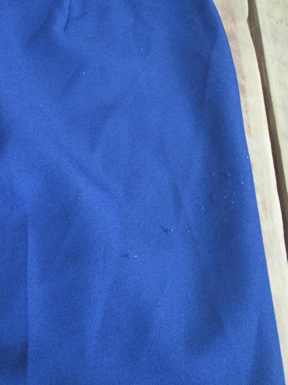 Vintage Women’s Levi’s Bend Over Slacks Pants 24WP 38×29 1970s Blue Polyester