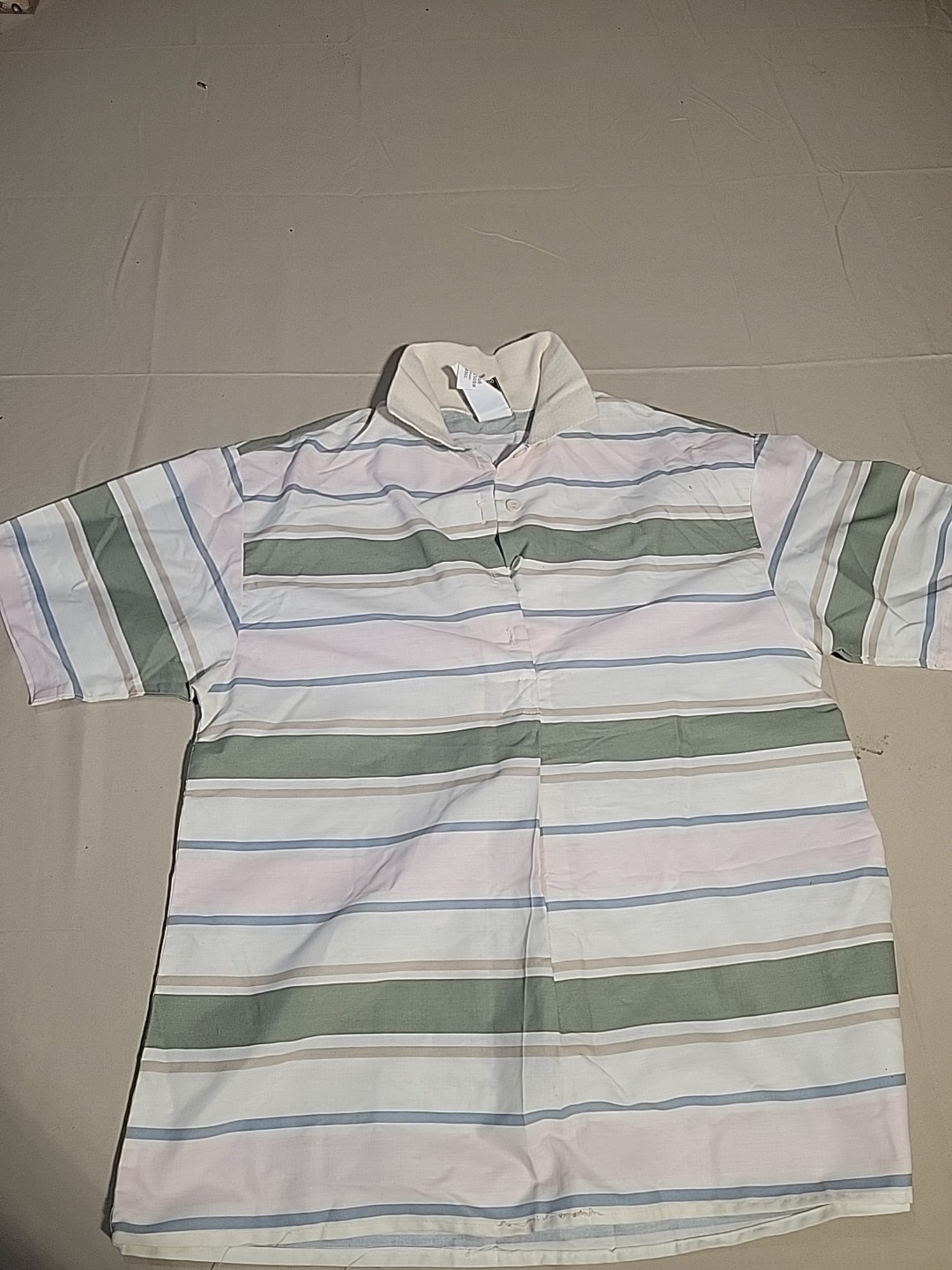 Vintage 14th Place California Half Button Up Shirt
