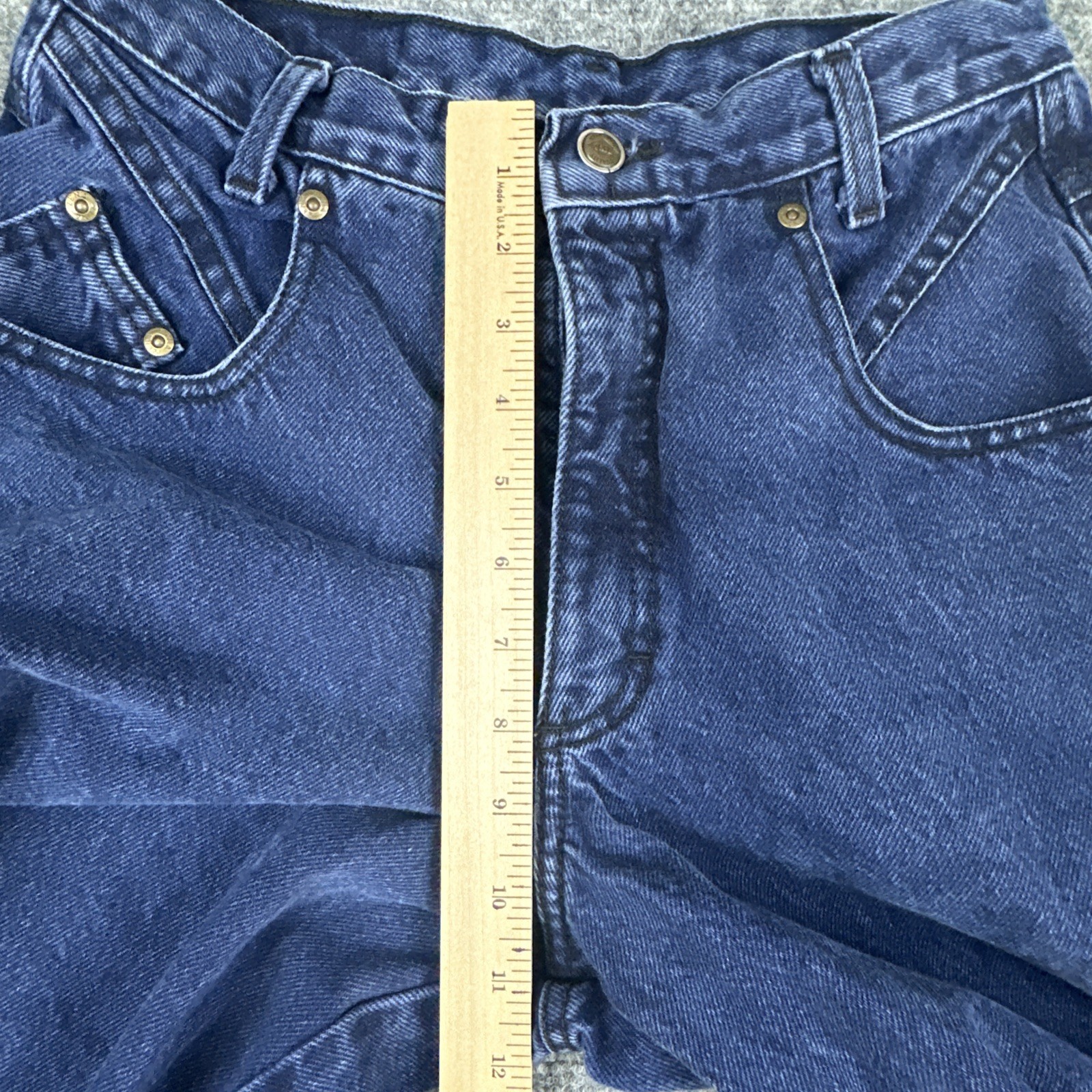 Zena Jeans Denim 80’s Western Style Jeans Junior’s 9 High Rise Tapered Vintage