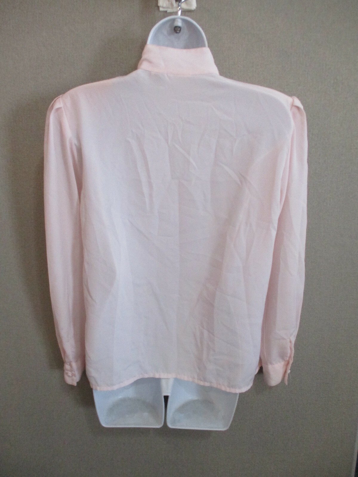 Vintage 80’s Marlis Blouse Size 8 Pleated Front Dressy Pink Top