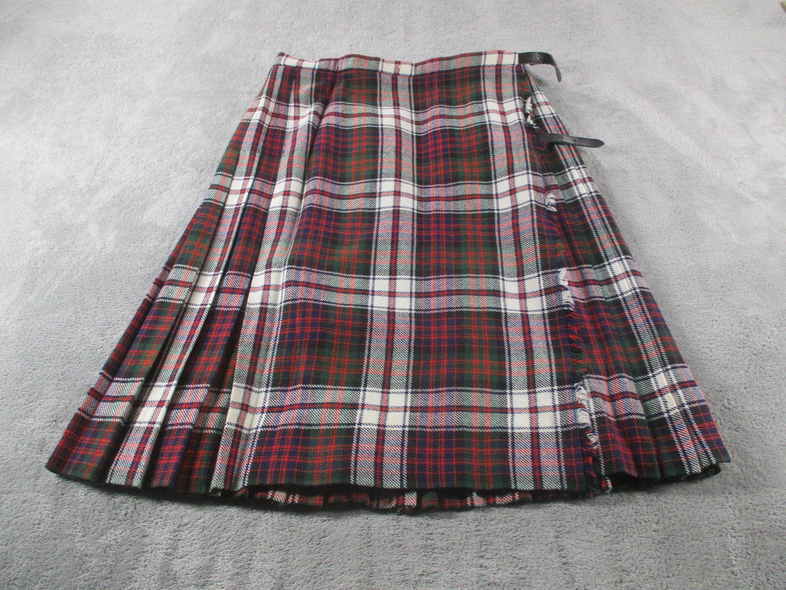 Jedburgh Kiltmakers Womens Multicolor Plaid Wool Tartan Scotland Belted