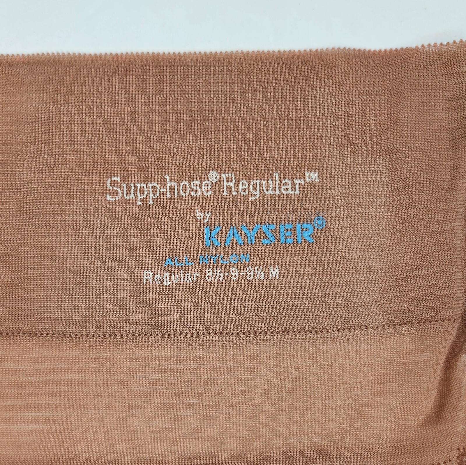 Vintage Supp-Hose Kayser Nylon Stockings Seamed Pantyhose Charm Regular 8.5-9.5M