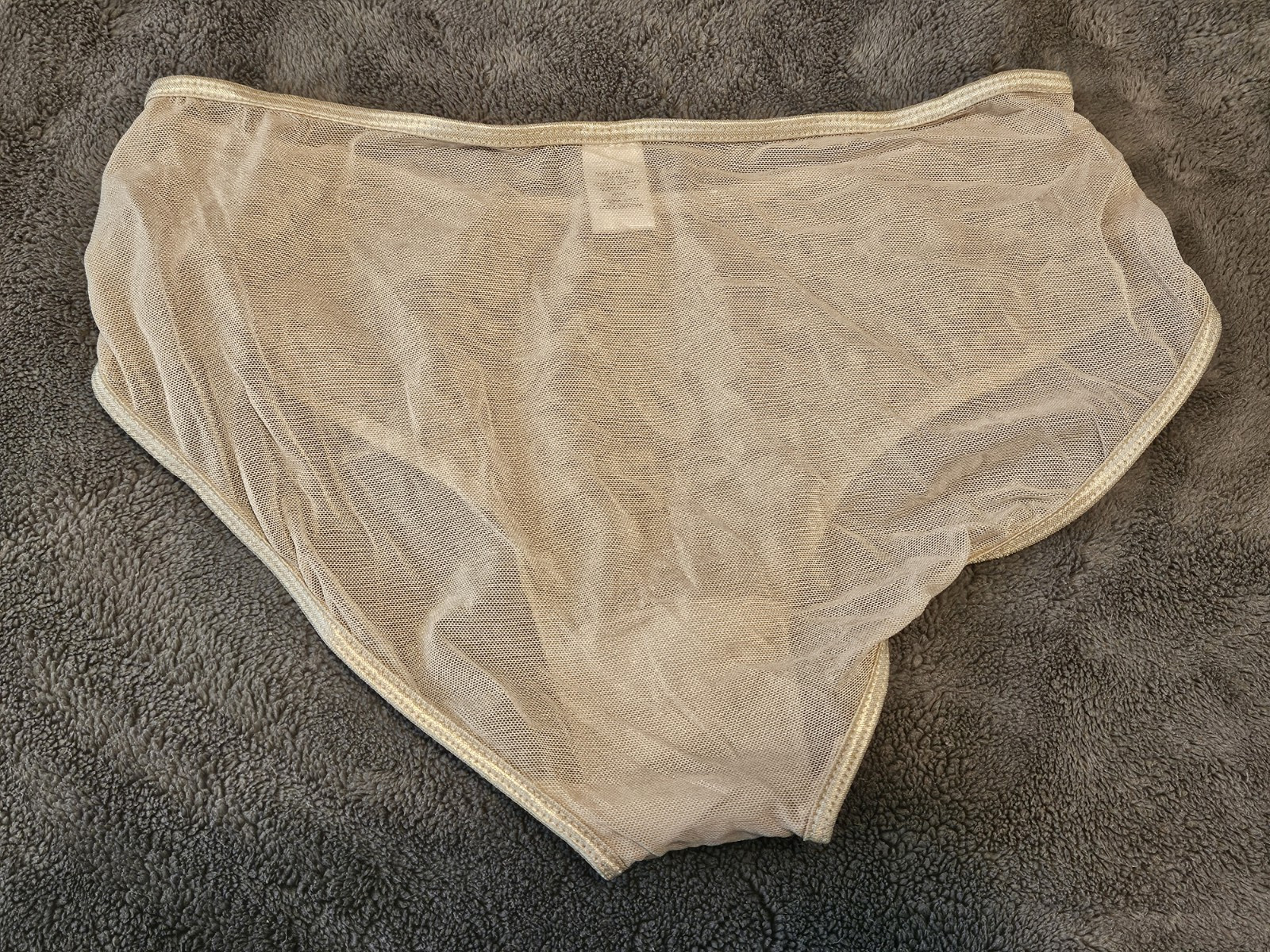 VTG Gilligan & O’Malley Sheer Lace Panties Sz: Small Color: Mocha NEW
