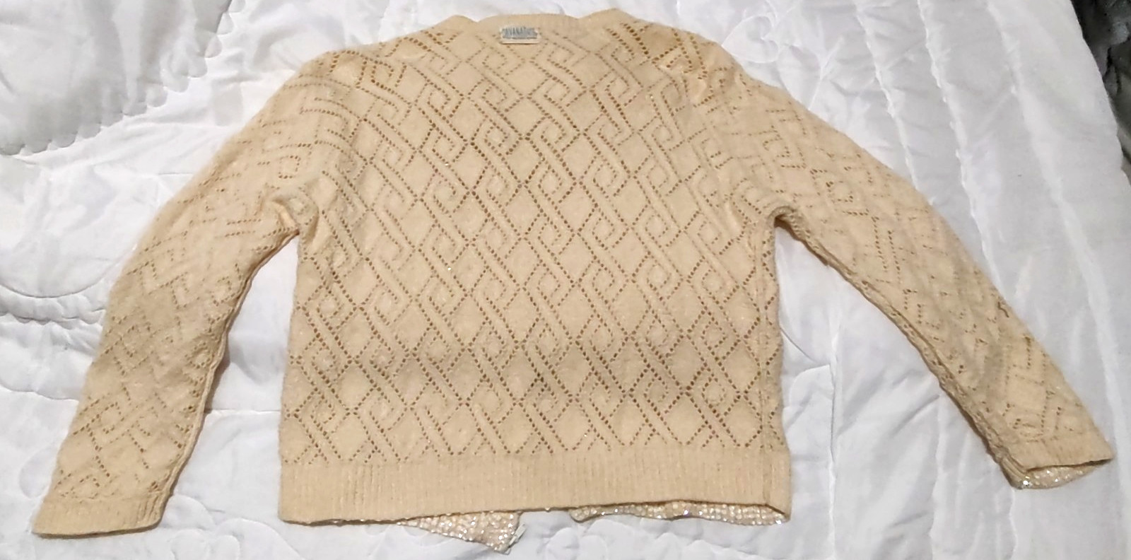 Vintage Sequinn Sweater JACKET CAVANAGHS 50’S 60s Hollywood Glam VTG