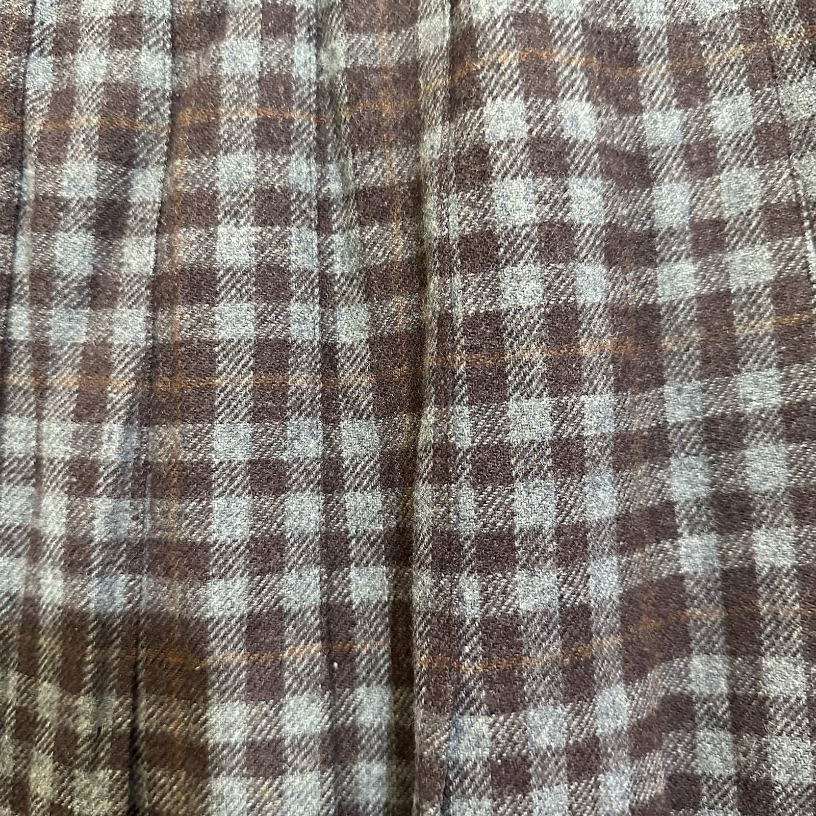 Pendleton VTG M662 Wool Walking Kilt Skirt 10 Muted Blue Purple Brown Plaid 80’s