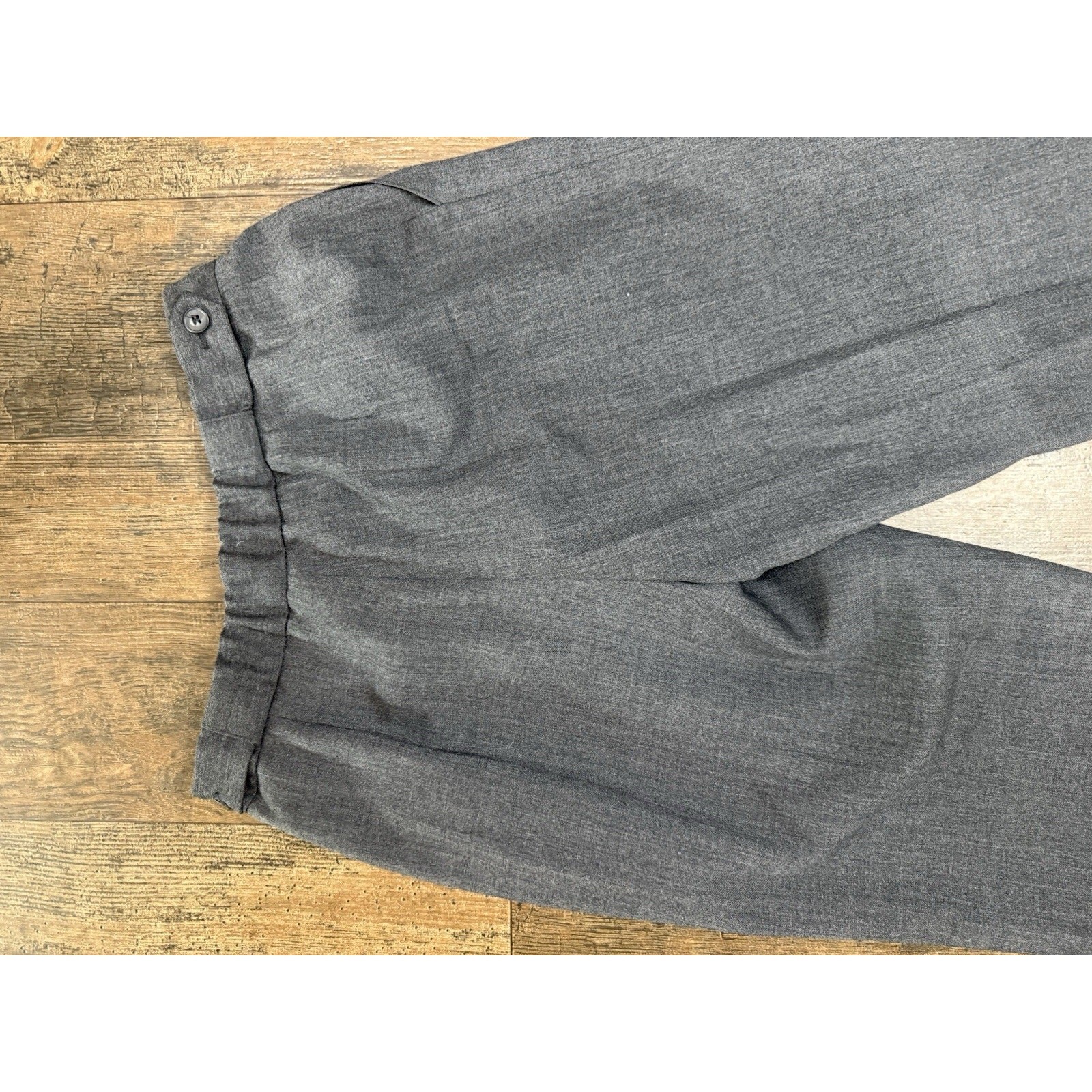 Vintage Harve Benard Sport Wool Pants Womens Charcoal Gray Lined Size 4 Tall