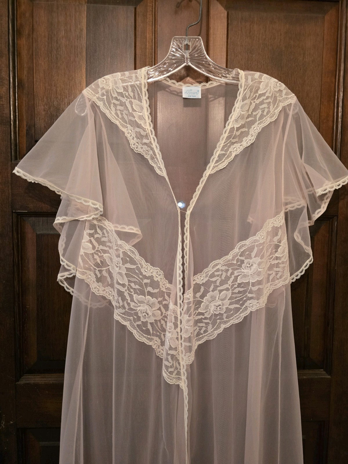 Vintage Soft Moments Negligee/Peignoir Nightgown