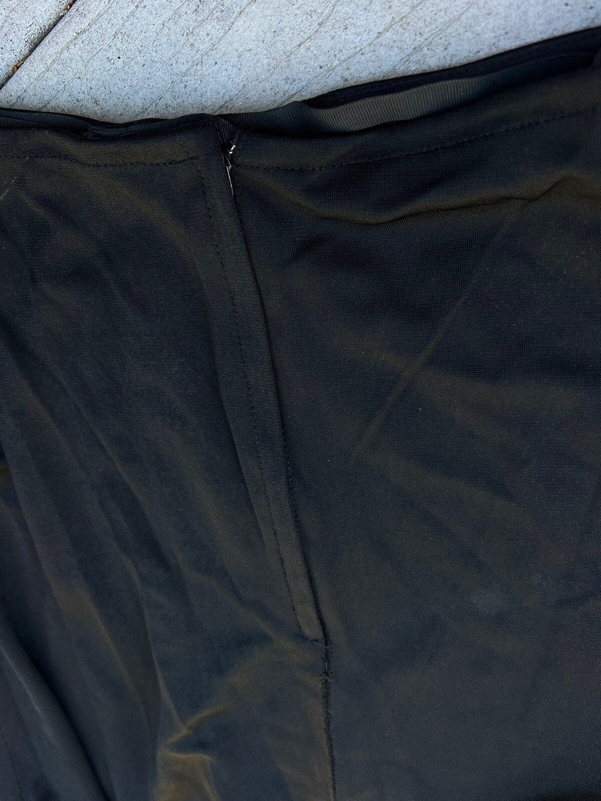 Vintage 1960s/1970s Two Piece Black Mini Skirt And Shirt Size XXS Classic
