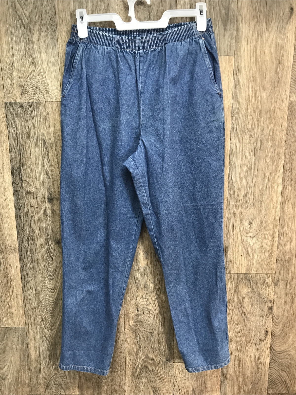 Vintage 24K Elastic Waist Jeans Size 14 Slight Flaw Read