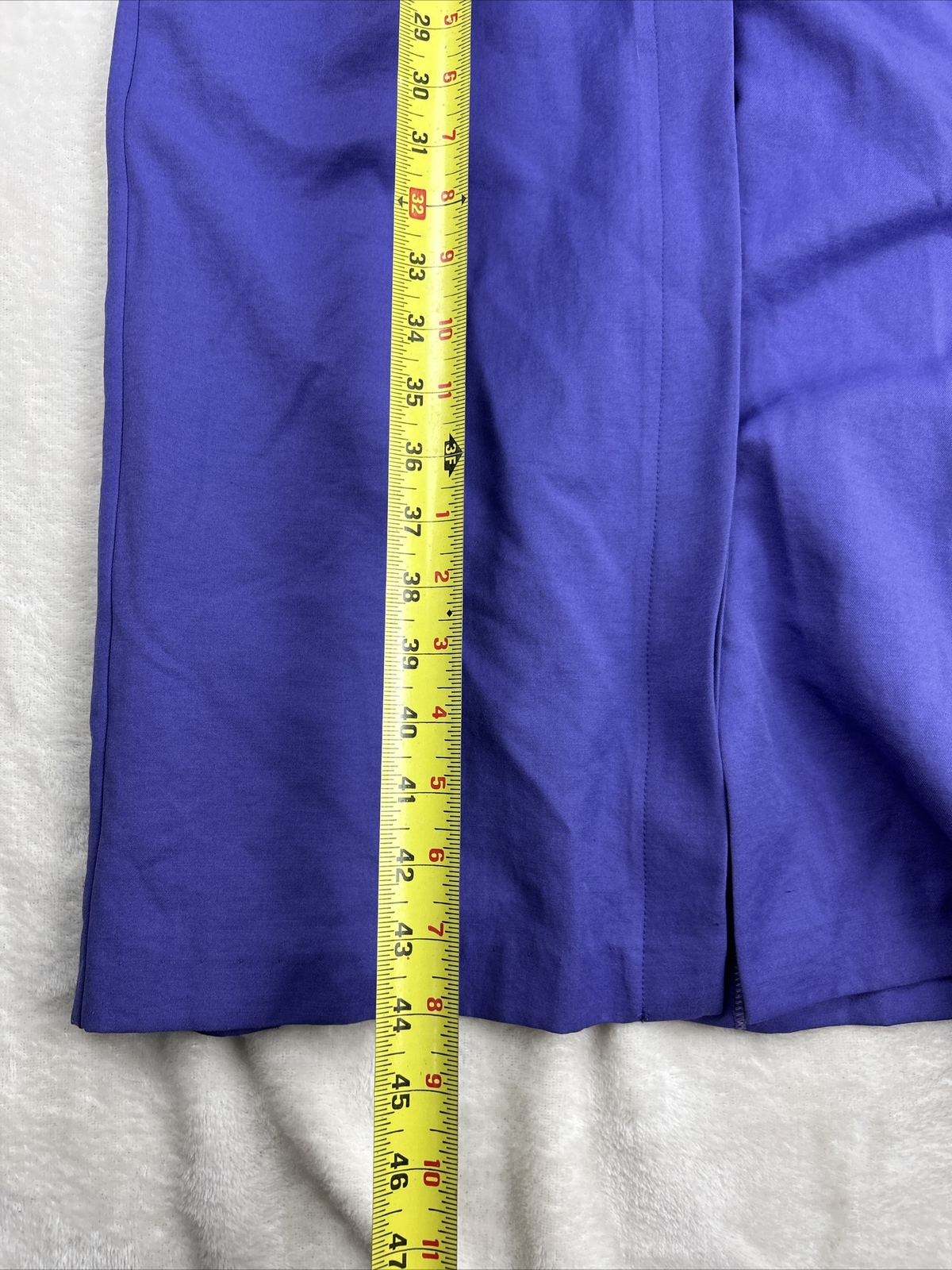 Vintage 80s Joseph Ribkoff Purple Dress Suit One Piece With Belt Button Up Skirt