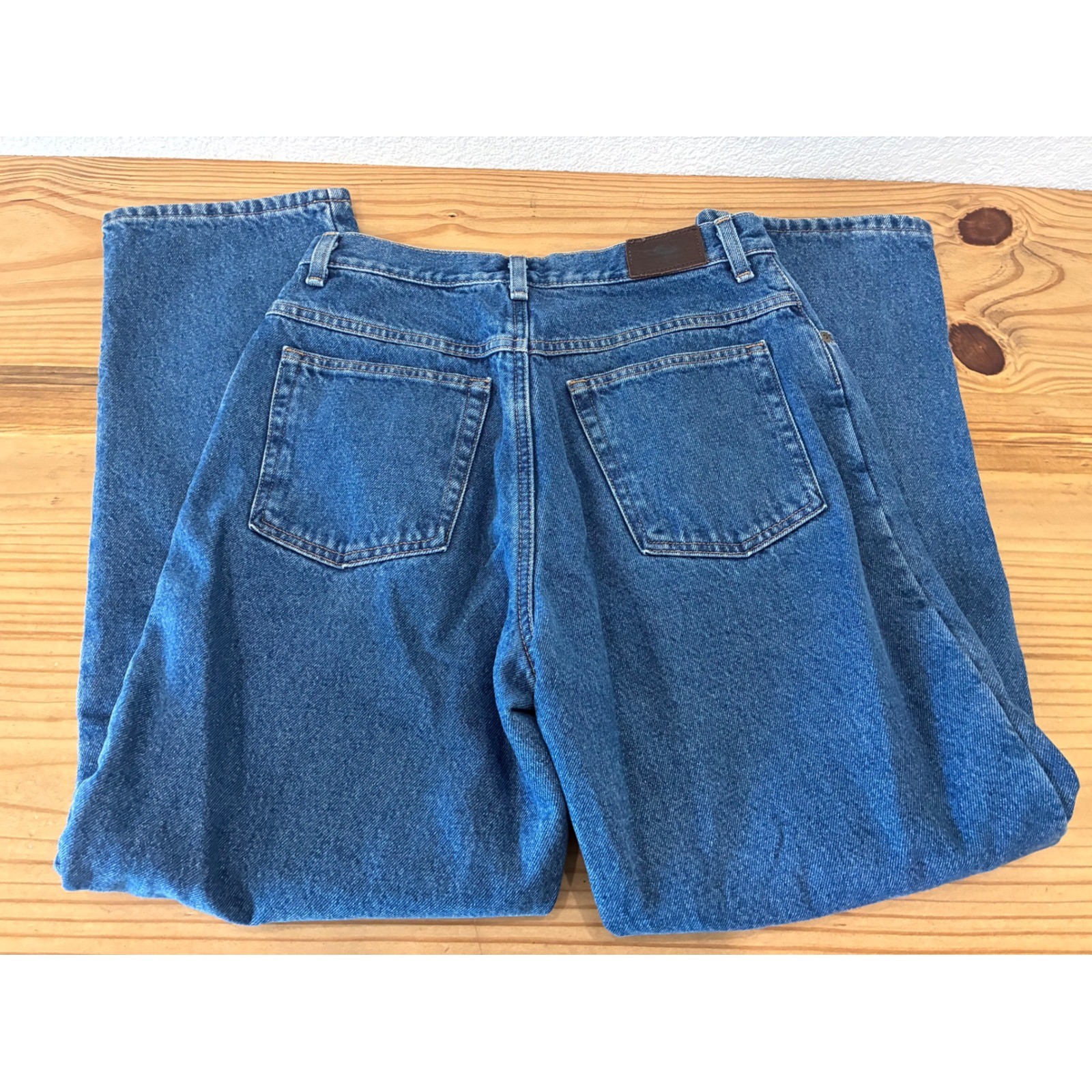 Vintage LL Bean Flannel Lined Jeans Women’s 10 Reg Relaxed Fit Blanket Lined
