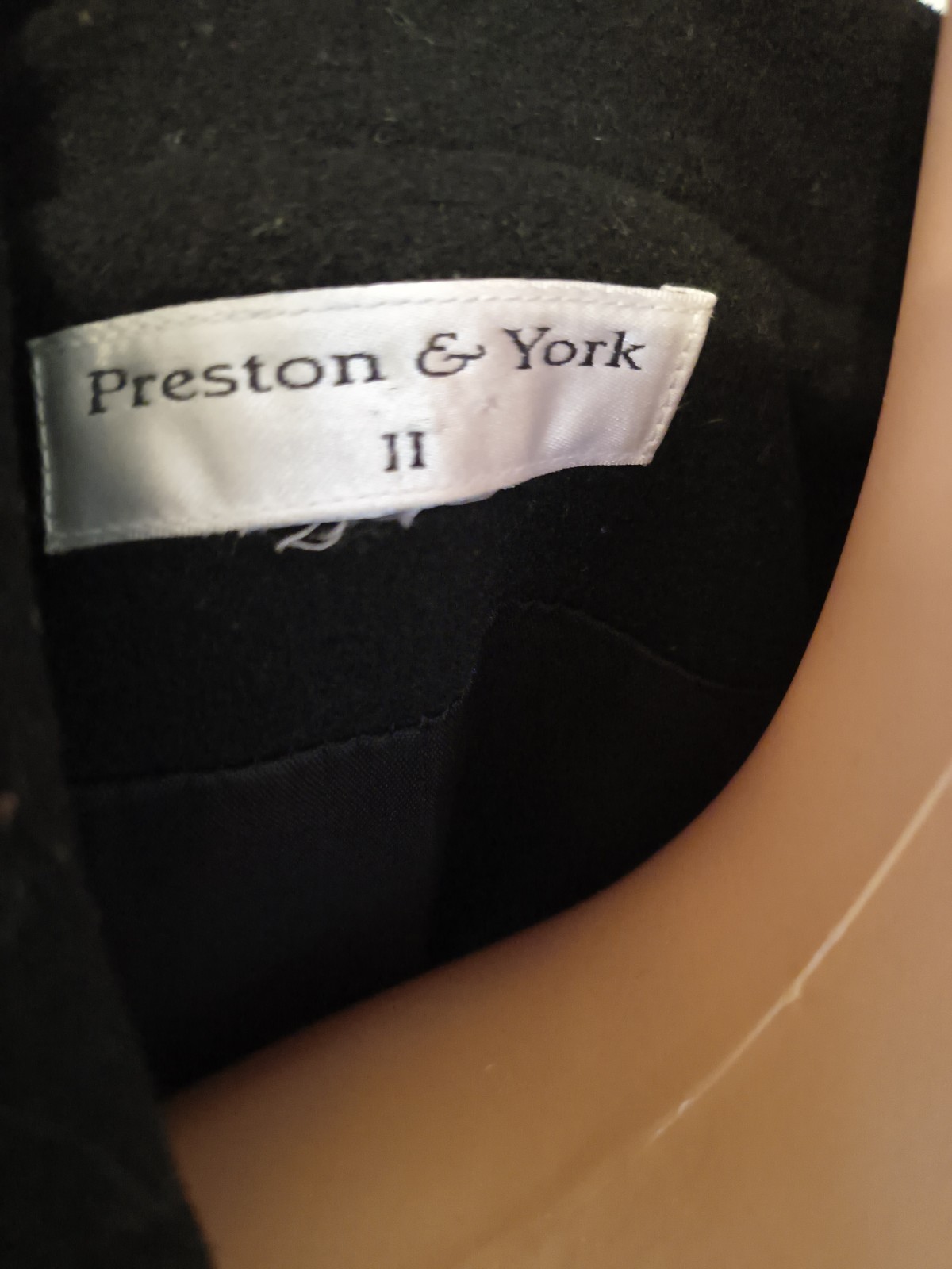 Vintage Wool Women’s XL Coat Long Black – Preston York Old Money Preppy Read-D22