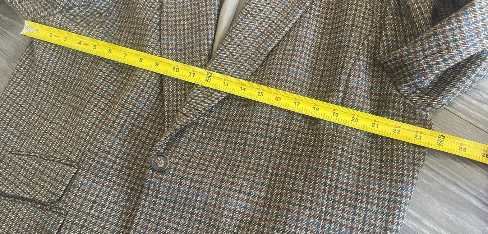 JH Collectibles Vtg Skirt Suit Wool Women 24W Brown Earth Tones Academia