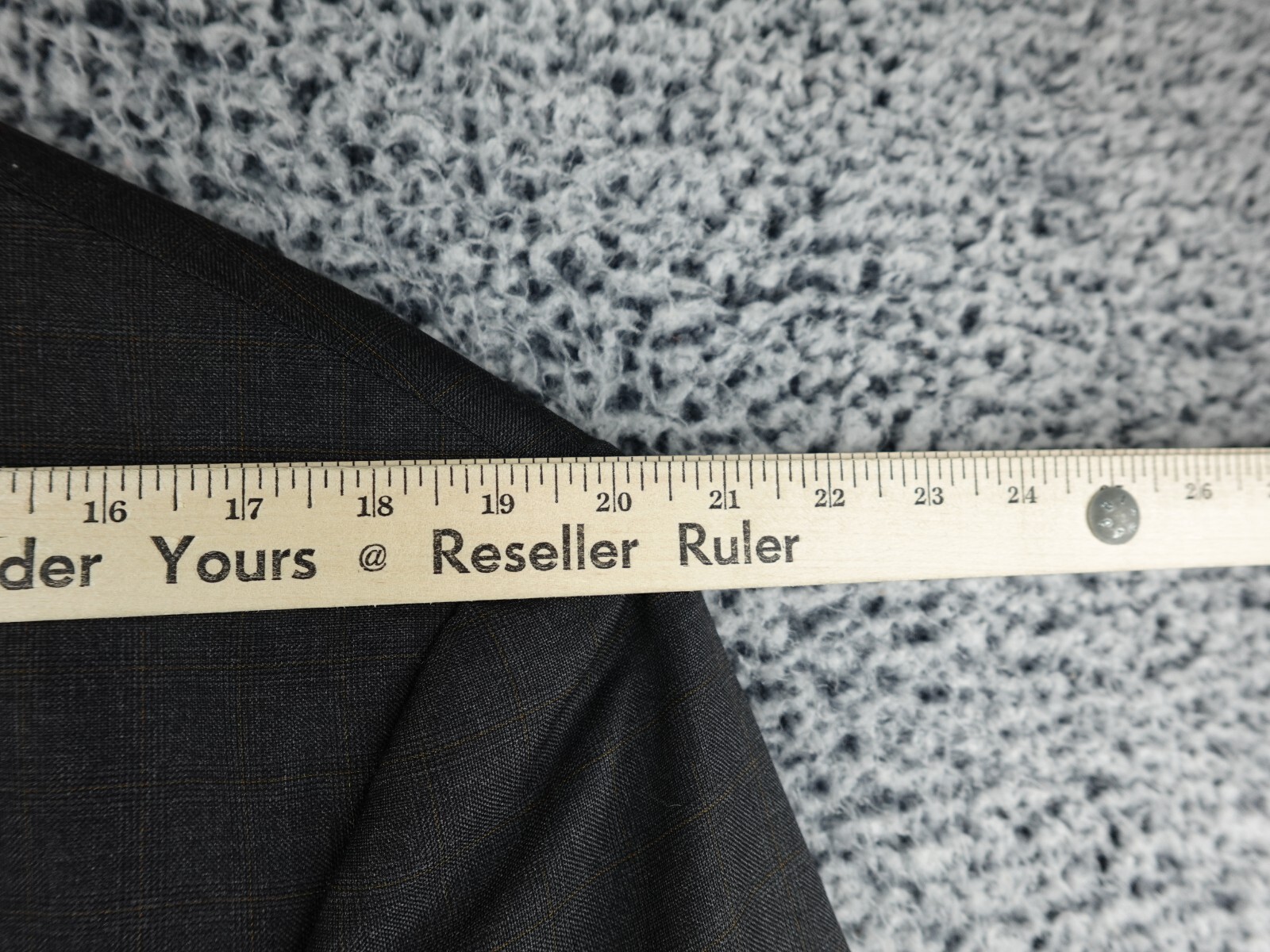 Bill Blass Black Label Meier & Frank Wool Sport Coat 44L Dark Gray