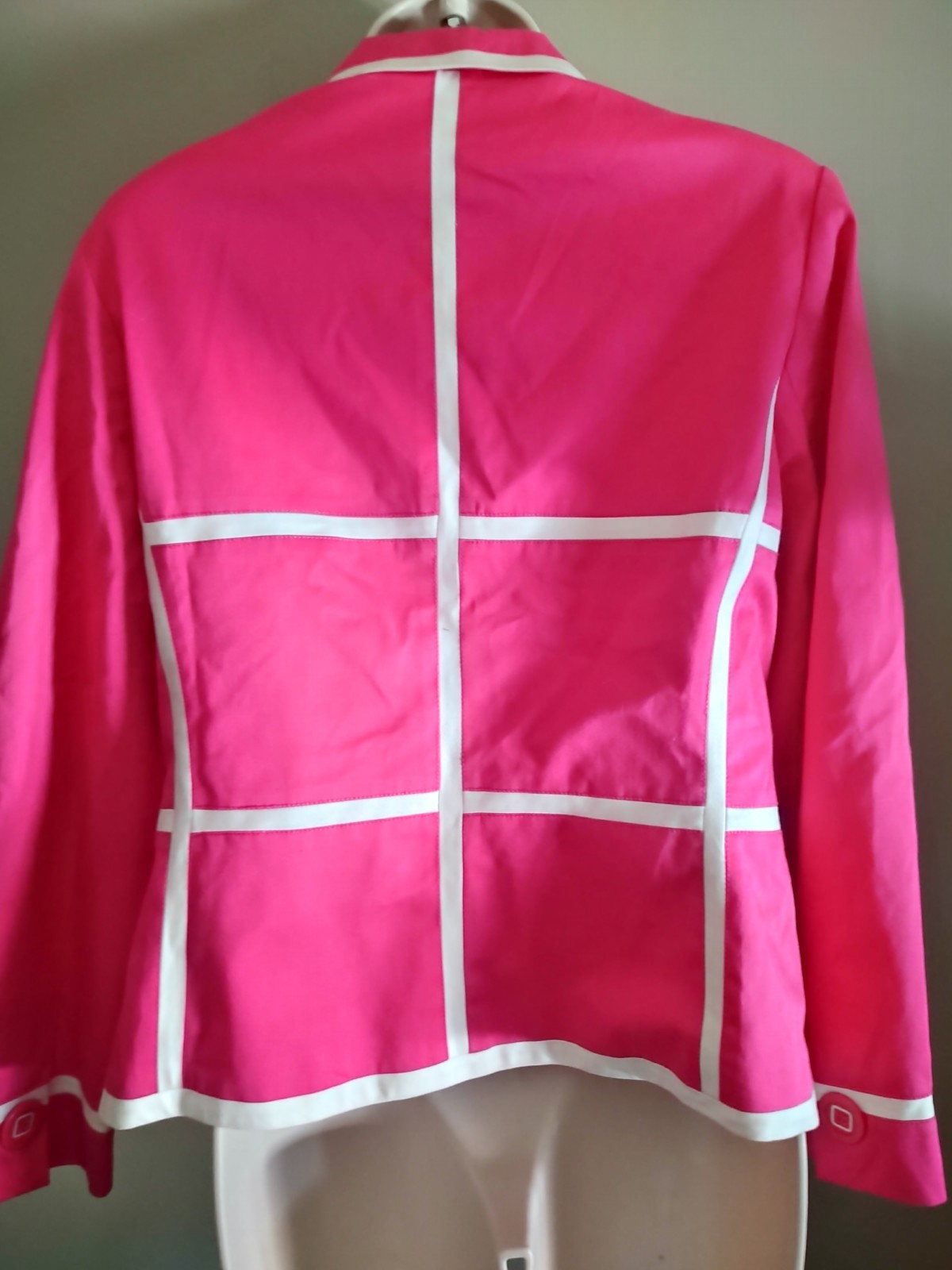 Giancarlo Ferrari jacket Fuscia/White Retro Petite Vintage Career