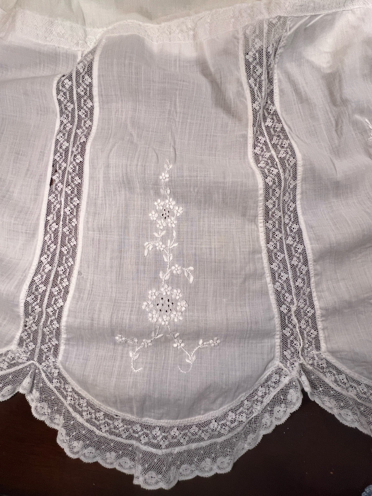 Vintage Antique Lot Of 3 Half Slips (2) & Full Slip (1) – White Cotton & Lace