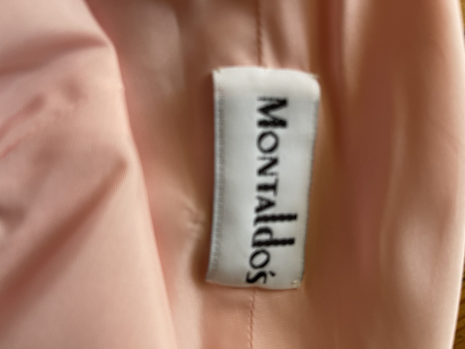 Vintage Jill Richards Pale Pink Chiffon Dress For Montaldos