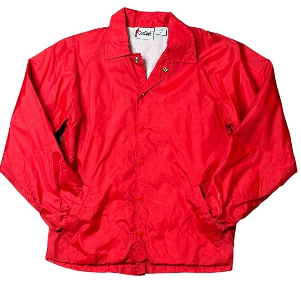 Vintage Red Coach Windbreaker Jacket M/L