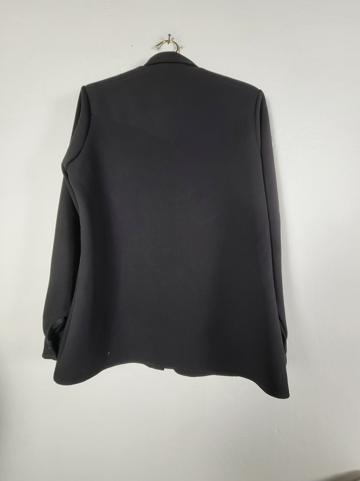Vintage 80’s Cameo Rose Womens Embroidered Western Snap Front Shirt Black13