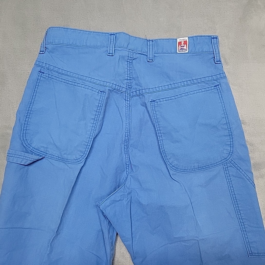 Vintage Wrangler Pants Women 13 Blue Casey Jones Carpenter Workwear Made In USA