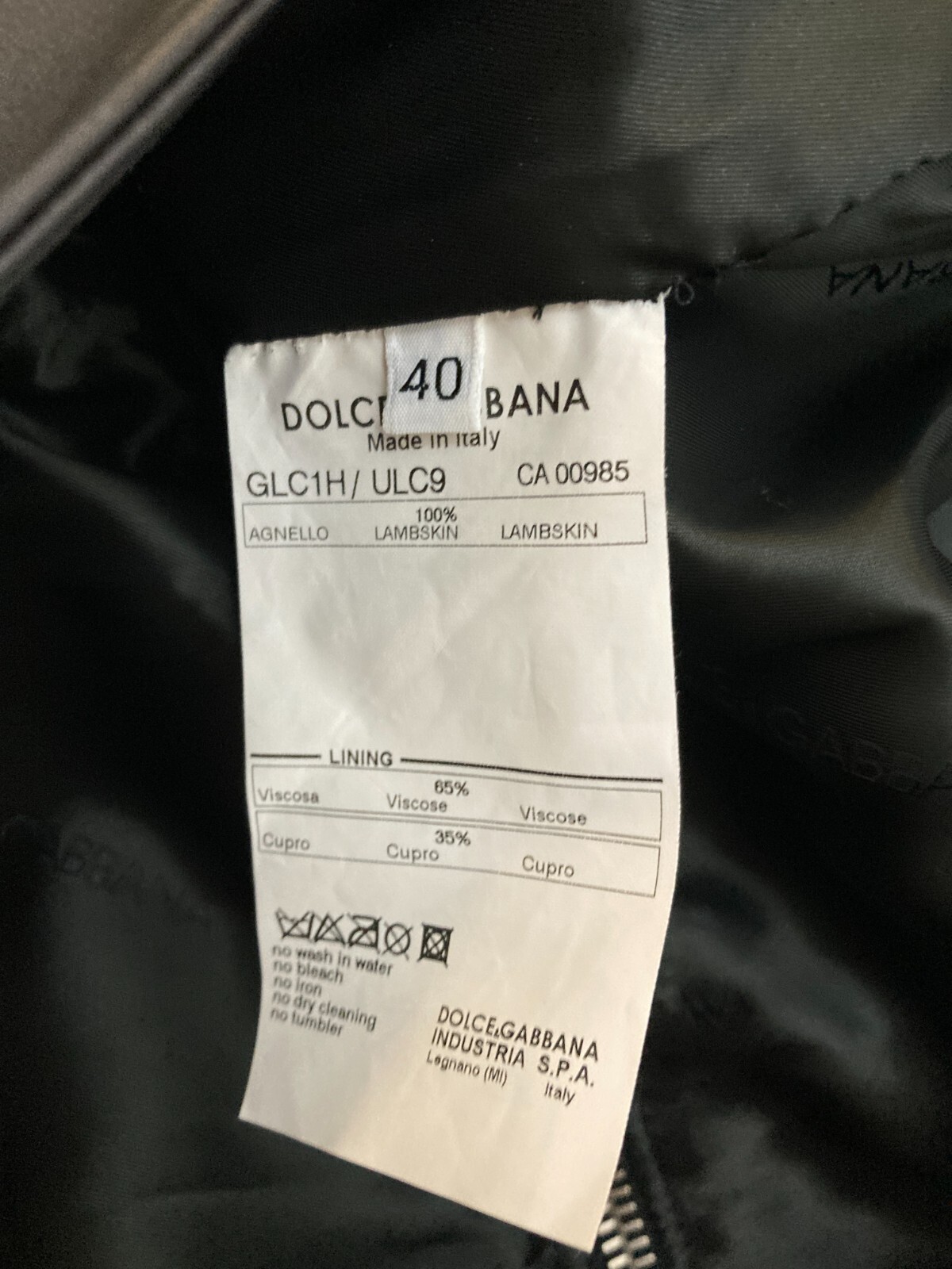 Unisex Dolce & Gabanna F/W2003 Leather Zip Off Modular Trench Coat