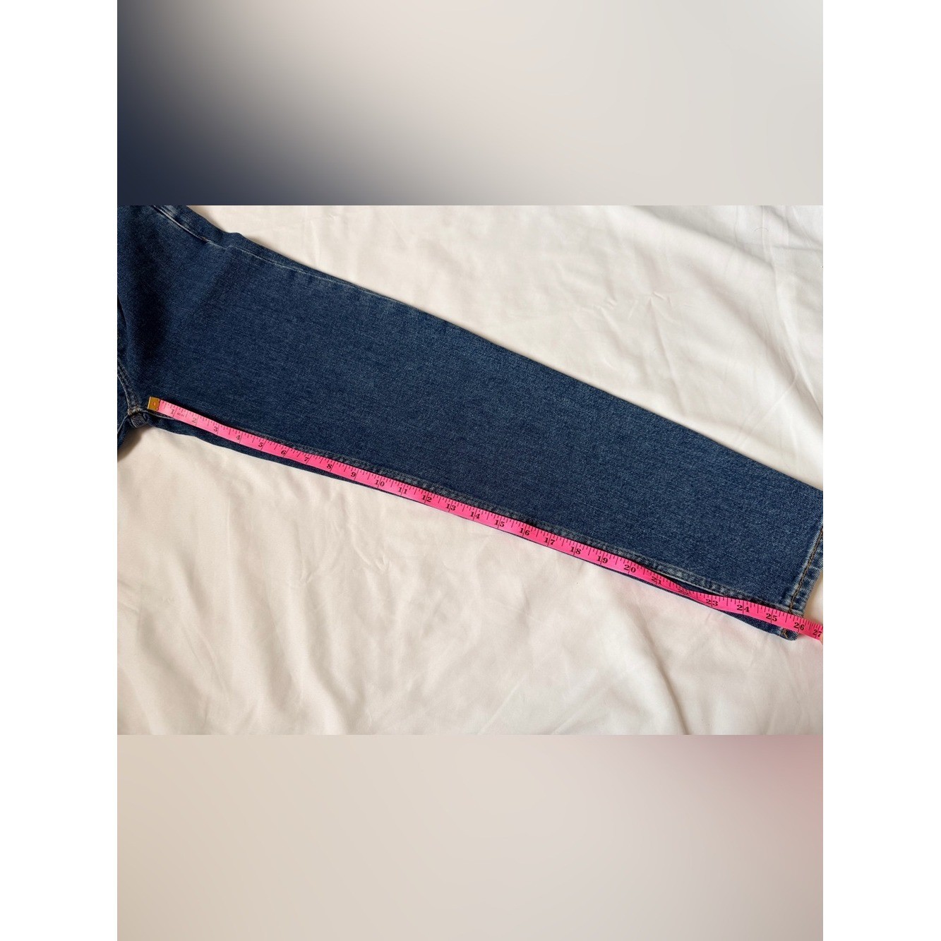 NWT Re/Done 90s High Rise Ankle Crop Denim Jeans Western Rinse Size 24