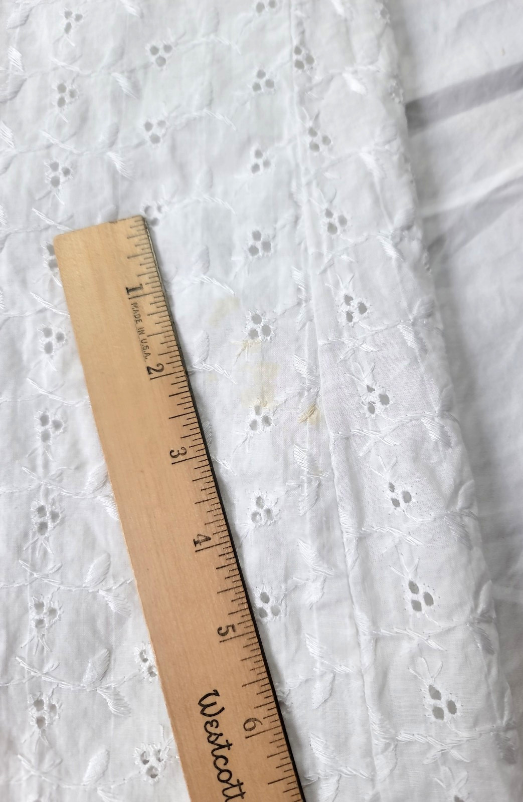 Vtg Barbara Lee Robe White Eyelet Lace Sz Small Summer Cover Up Short Sleeve