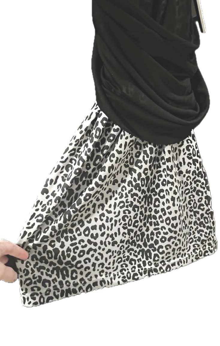 RARE Guess Vintage Y2K Black Sheer Leopard Mesh Slip Dress – Size: Small
