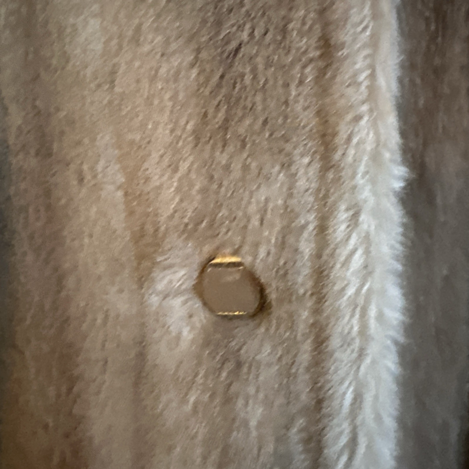 Vintage Grandella Faux Fur Car Coat With Belt. Classic and Elegant. Faux Mink.