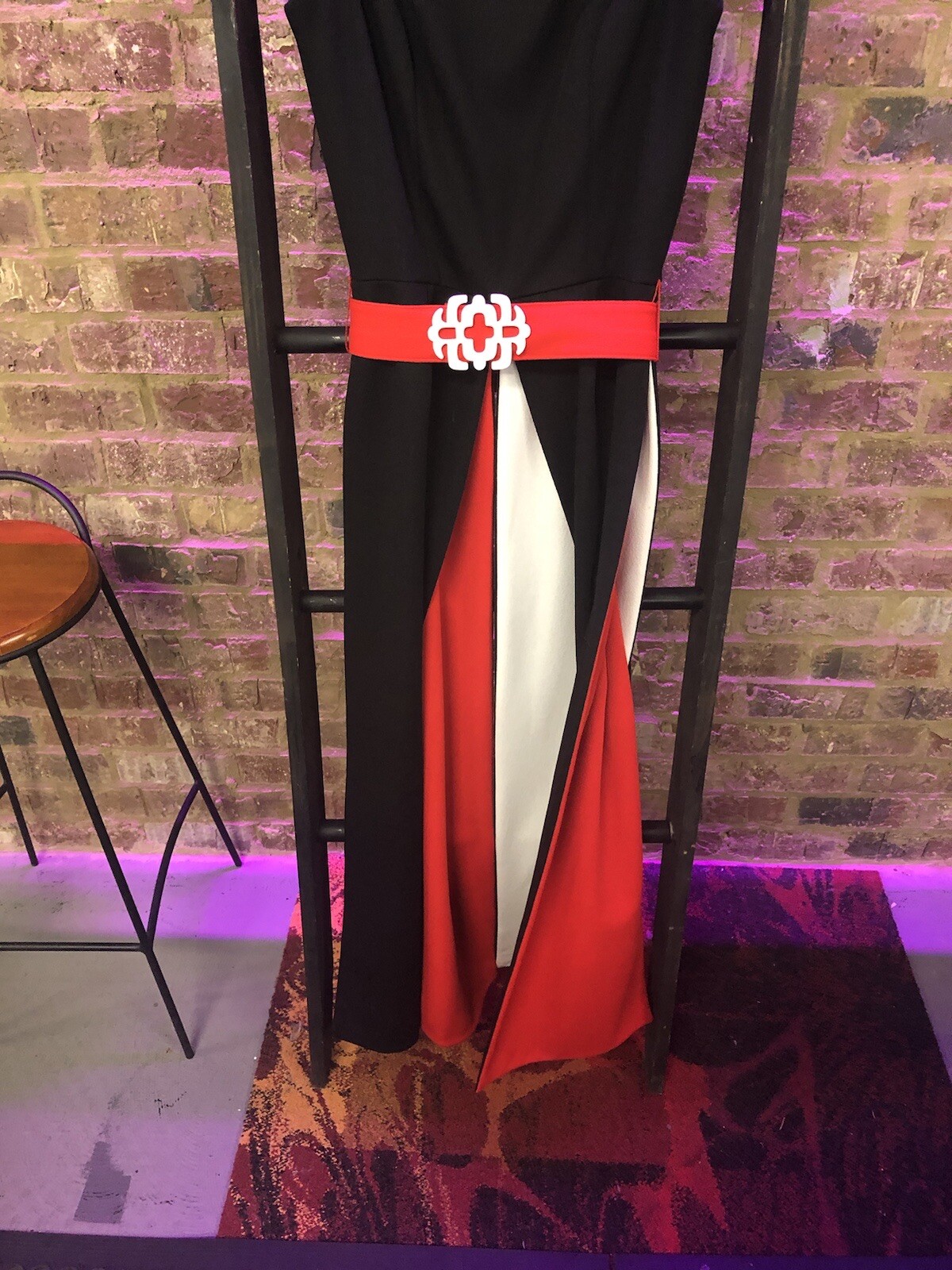 Vintage Alfred Werber Women’s Sleeveless Long Paneled Coat Dress Sz 10