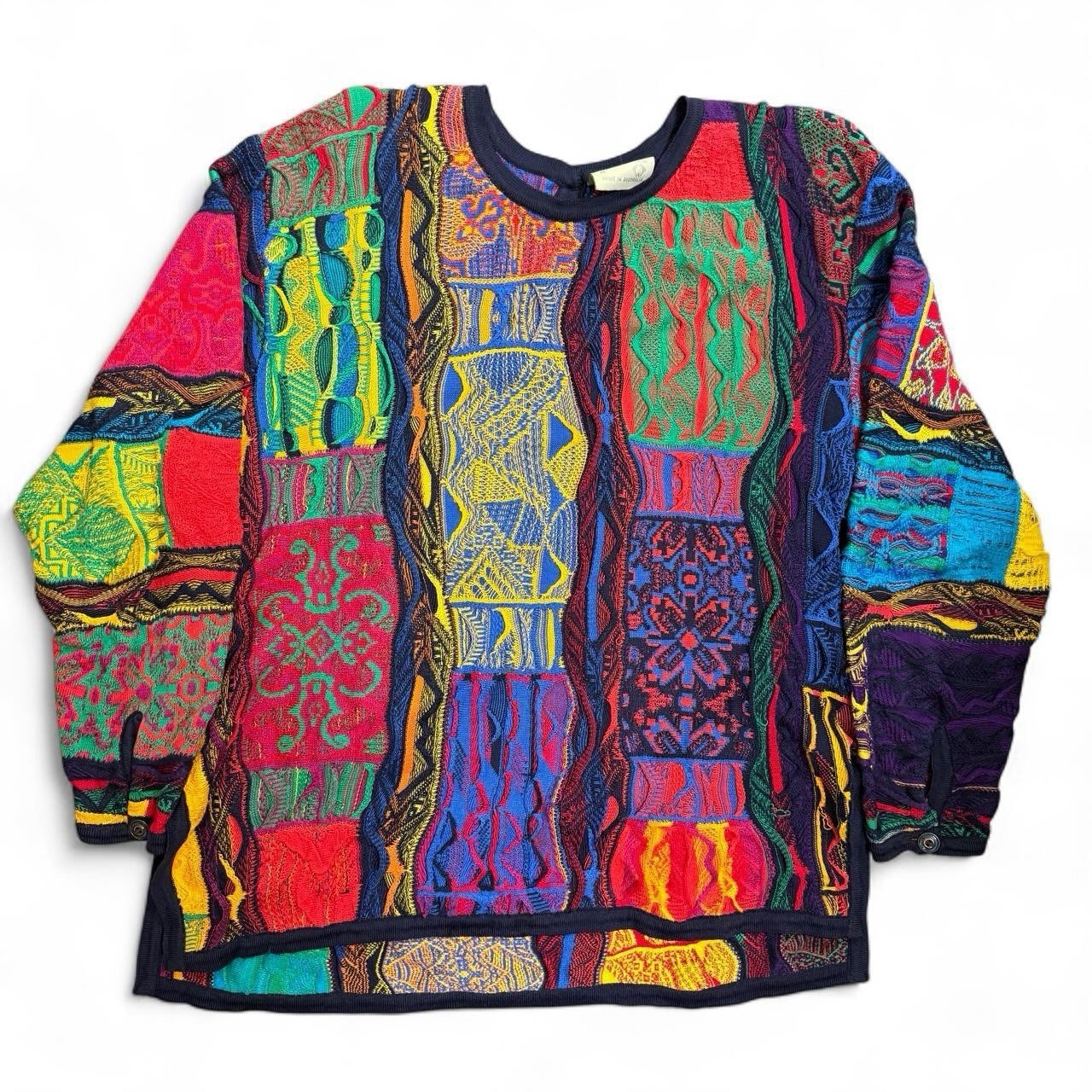 Coogi Women’s Vintage Textured 3D Knit Pullover Sweater 90s Australia