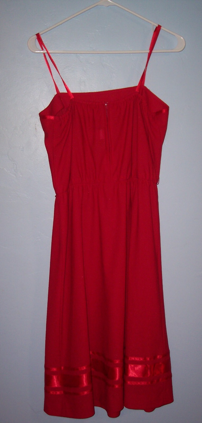 Vintage Dovani of Dallas Red Fancy 2 Piece Dress & Jacket Women’s Size 12 GUC