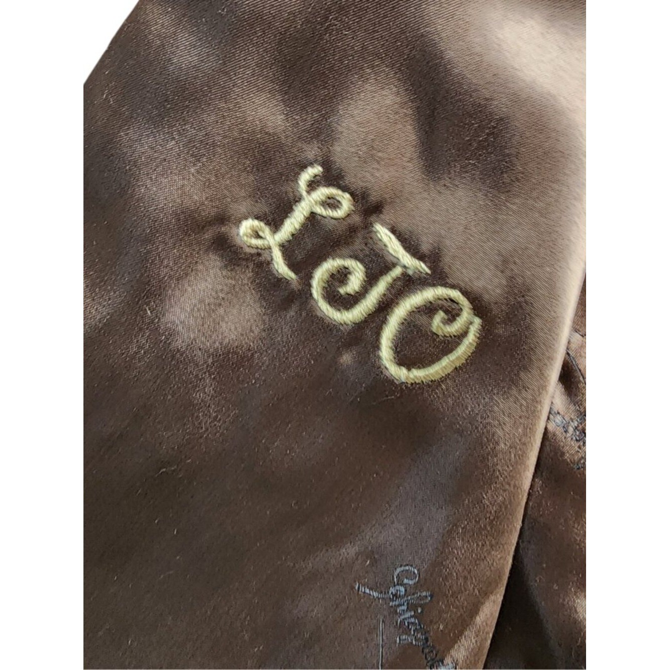 Vintage Schiaparelli Paris Pieced Mink Fur Coat Brown Patchwork Fur Jacket Women