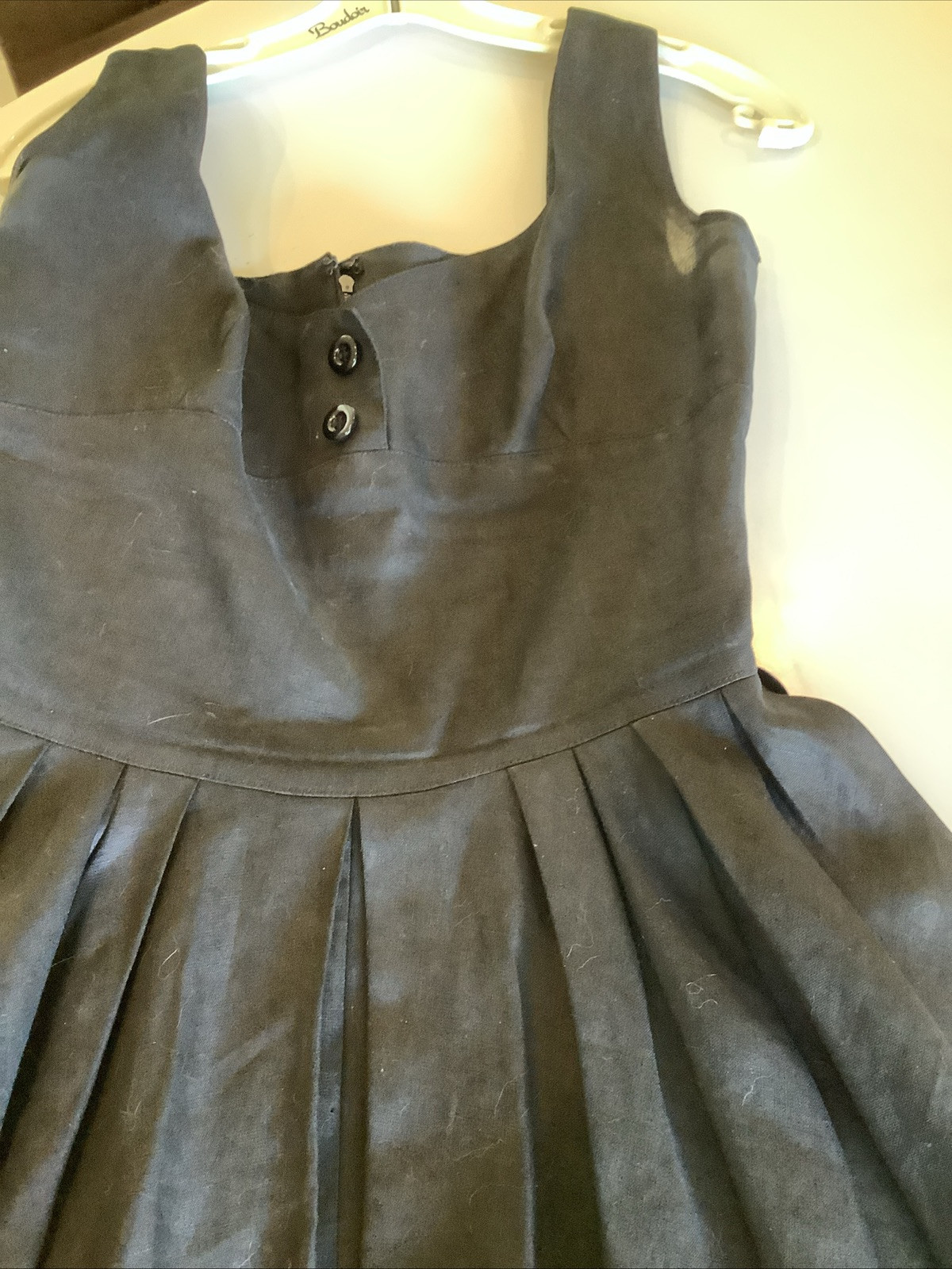 Vintage 1980 Bernard Perris Couture Paris Vest Jacket & Black Dress ASIS