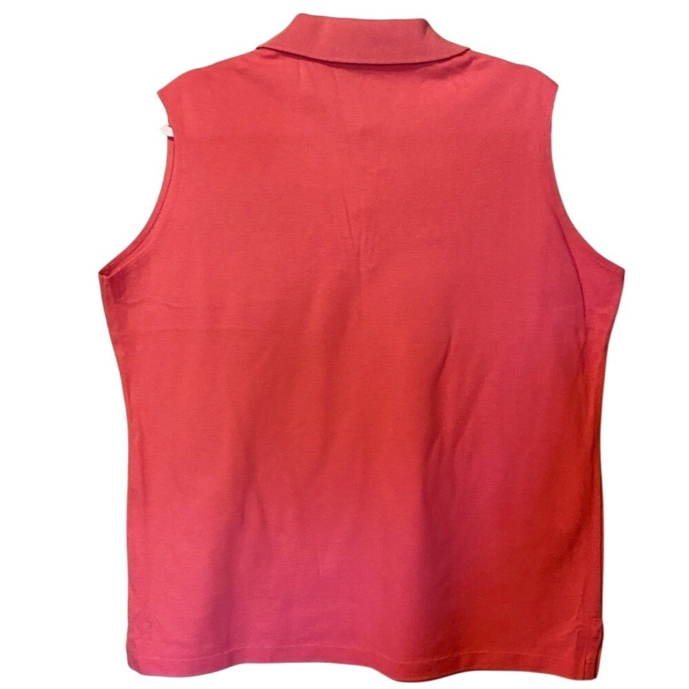 Vintage Pink Harley Davidson Sturgis 2000 Sleeveless Polo Shirt Top