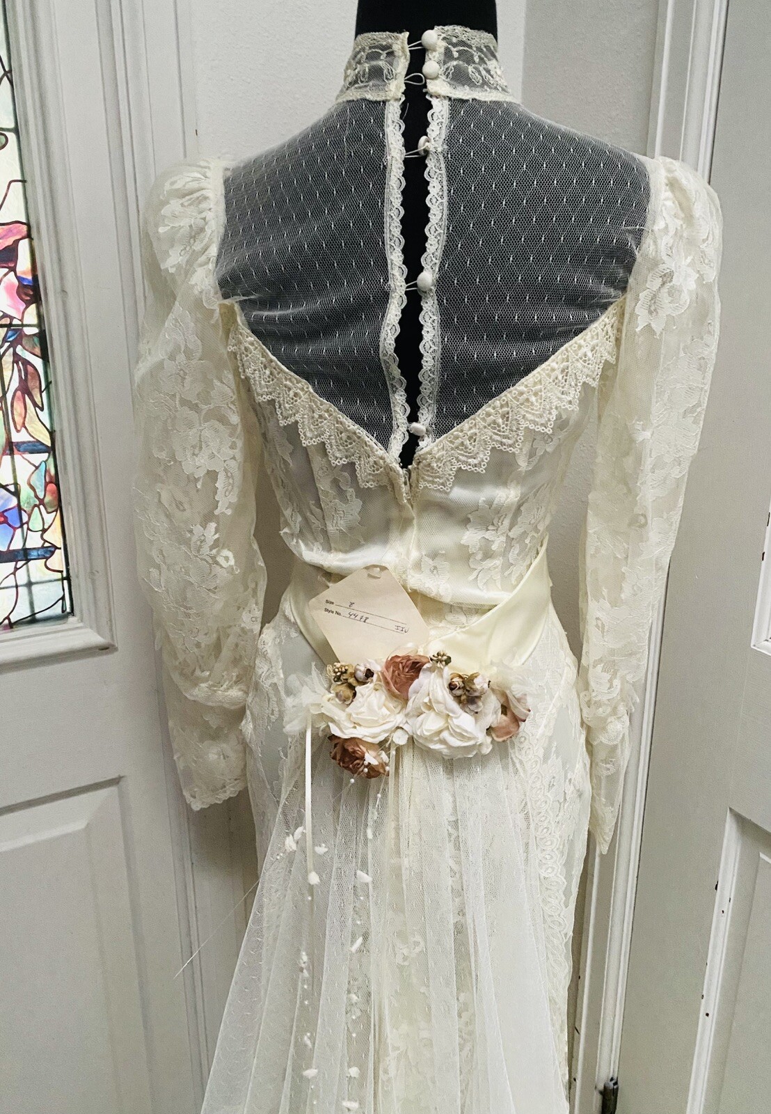 New WT 1970’s Susan Lane’s Country Elegance Victorian Wedding Dress 8