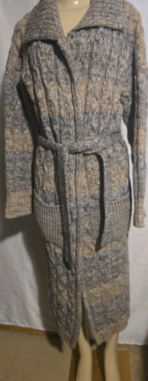 Vtg PorterHouse Regina Porter Long Sweater Wool Womens M HEAVY WARM Thick Chunky
