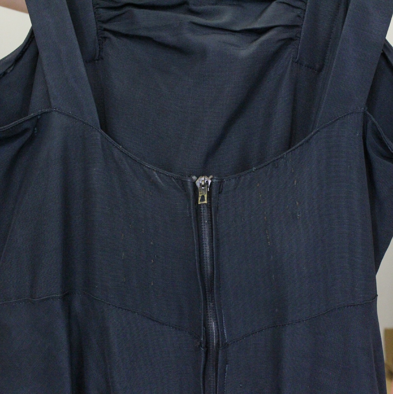 Vintage 30s/40s Black Evening Gown Elegant Maxi Dress