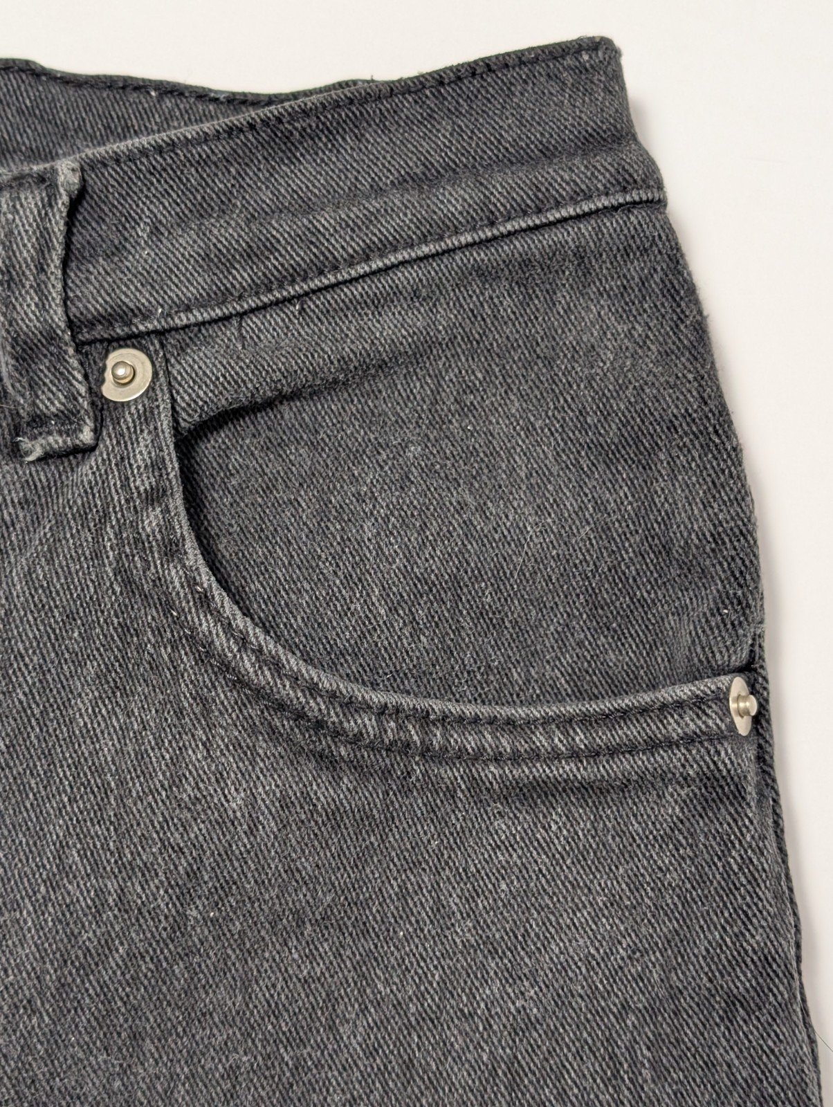 Vtg. 1990s Women’s Denim Republic Black Denim Jean Shorts Juniors Size 9/10 VG