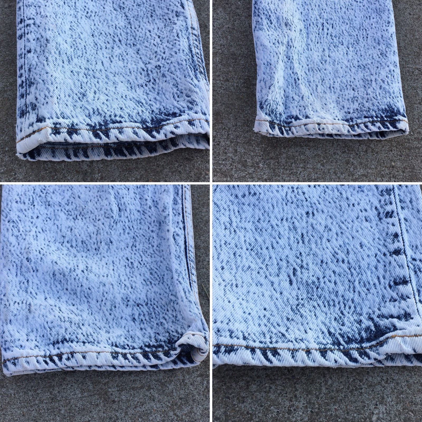 Vintage Levi’s Button Fly 701 Student Jeans Acid Wash W 27 L 28 USA 80s 90s